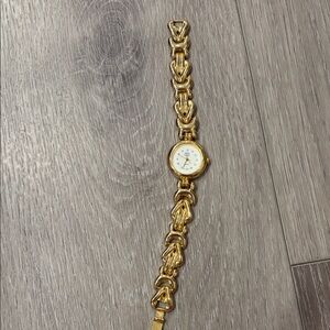 Gold Chain Link Watch